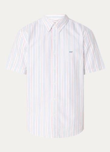 Levi's Authentic regular fit overhemd met streepprint en logoborduring