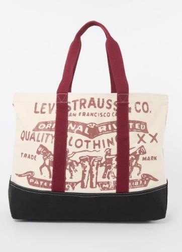 Levi's Two Horse shopper van canvas met logo