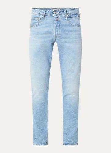 Replay Willibi slim fit jeans met lichte wassing