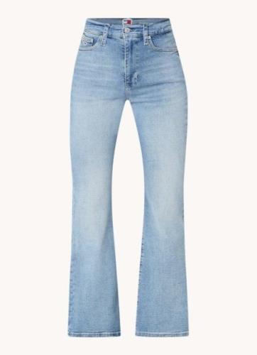 Tommy Hilfiger High waist flared jeans met medium wassing