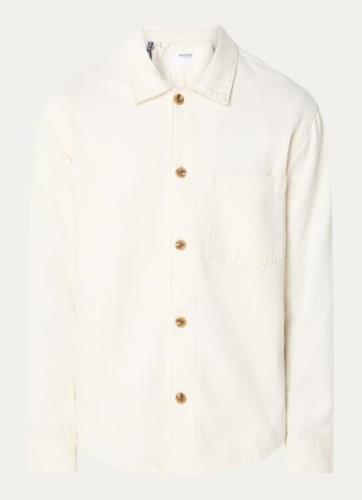 Selected Homme Chris regular fit overshirt met borstzak