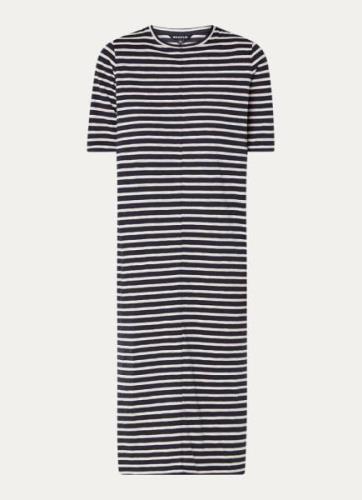 Whistles Breton midi T-shirt jurk met streepprint