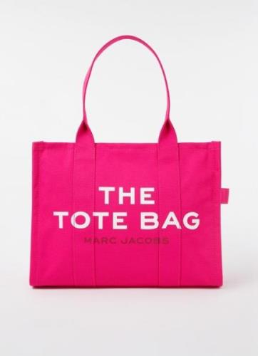 Marc Jacobs The Large Tote shopper van canvas met logo