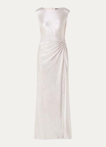 Ralph Lauren Maxi jurk met metallic finish en split
