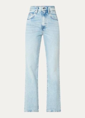 Tommy Hilfiger High waist straight fit jeans met lichte wassing