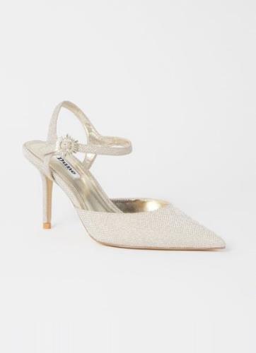 Dune London Channel sandalette met strass