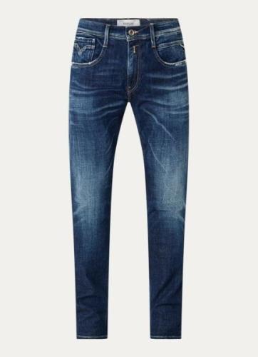 Replay Anbass slim fit jeans met donkere wassing