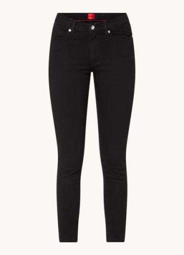 HUGO BOSS 932 Mid waist skinny cropped jeans met gekleurde wassing