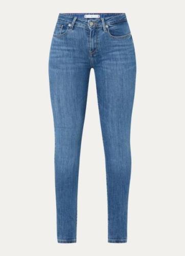 Tommy Hilfiger Como mid waist skinny jeans met medium wassing