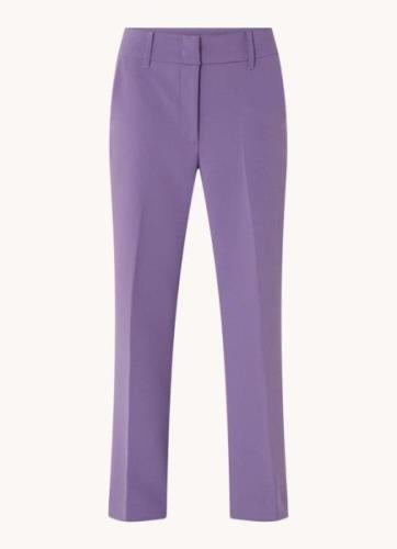 Expresso High waist straight fit pantalon met steekzakken