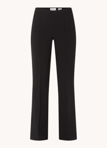 Rosner Audrey high waist flared fit pantalon met siernaad