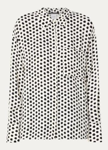 Pennyblack Classe blouse met stippenprint