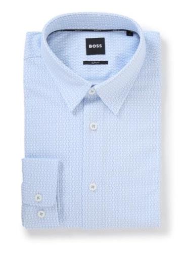 HUGO BOSS P-Roan slim fit overhemd met print