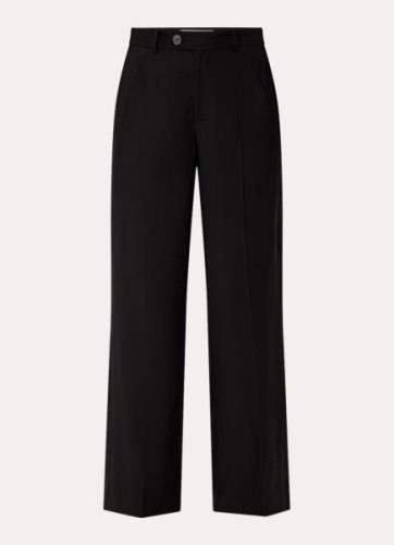 ba&sh Blankey high waist wide fit pantalon met steekzakken