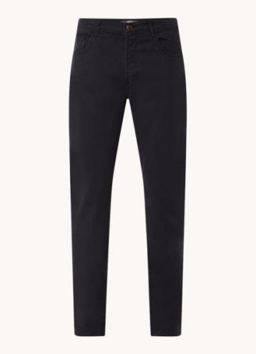 Boggi Milano Straight leg jeans in lyocellblend met gekleurde wassing