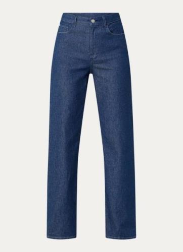 Vanilia High waist wide leg jeans met donkere wassing