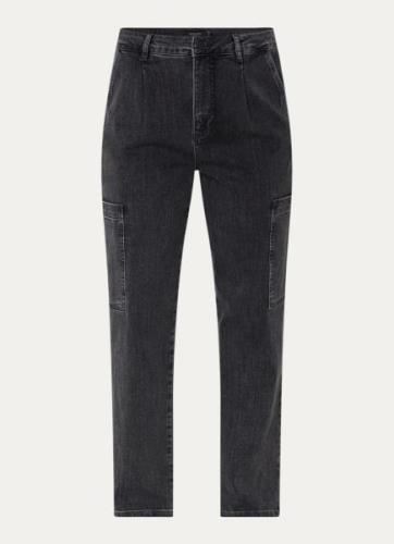 Claudia Sträter High waist straight leg jeans met gekleurde wassing en...