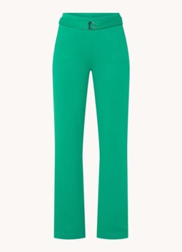 Expresso High waist straight fit pantalon met stretch