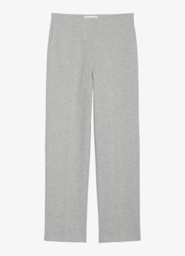 Marc O'Polo High waist slim fit pantalon met gemêleerd dessin