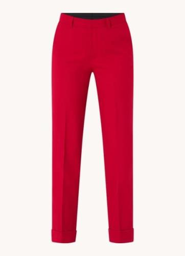 Vanilia High waist straight fit pantalon met steekzakken