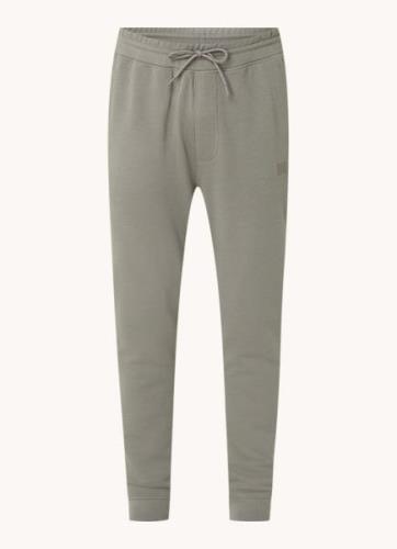 HUGO BOSS Tapered fit joggingbroek met logo en steekzakken