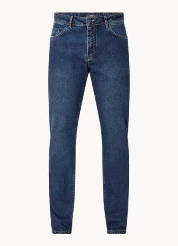 Boggi Milano Ale straight leg jeans met donkere wassing