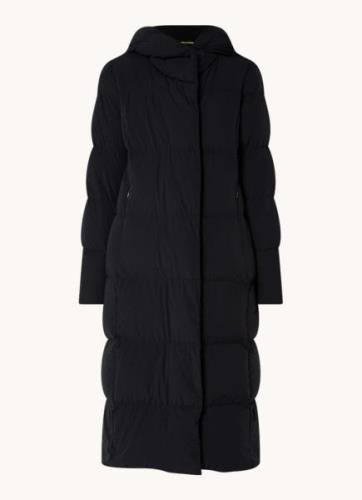 Beaumont Sunny longline puffer jas met donsvulling en capuchon