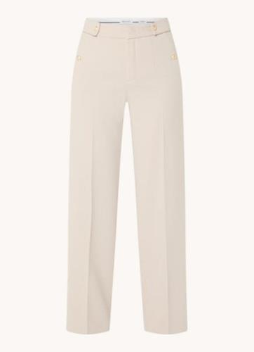 Rosner Mara high waist straight fit pantalon met steekzakken