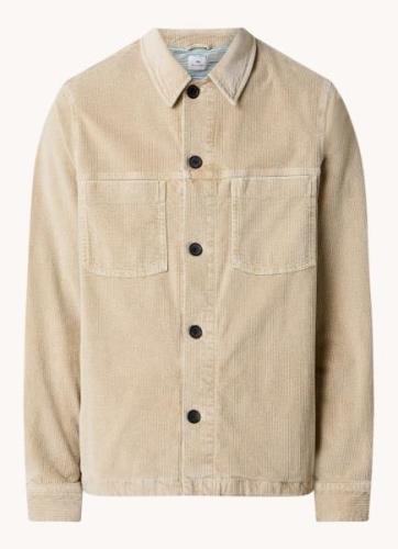 PS Paul Smith Overshirt van corduroy met borst- en steekzakken