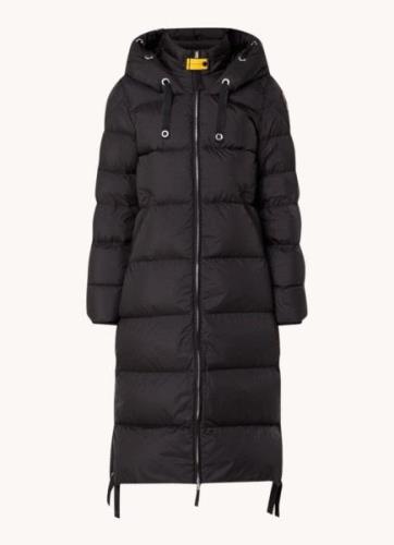 Parajumpers Panda longline puffer jas met donsvulling en capuchon