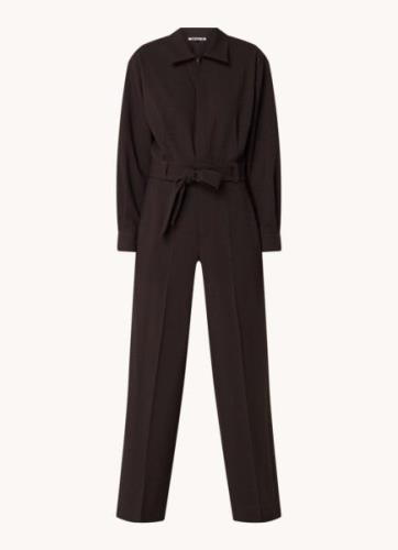 Vanilia Straight fit jumpsuit met steekzakken