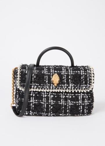 Kurt Geiger Kensington handtas met tweed-look