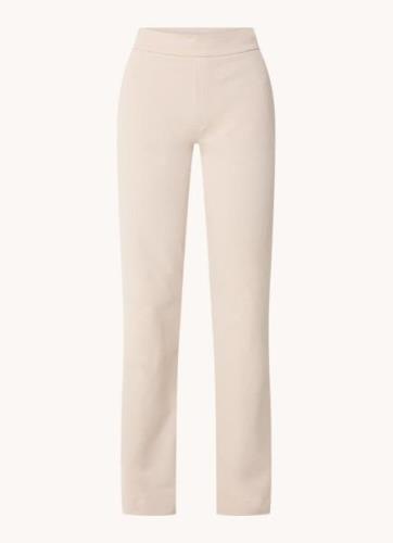 Moscow Dawn high waist straight fit pantalon met steekzakken