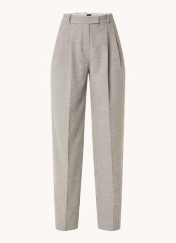 HUGO BOSS Tilda_Long2PT high waist straight fit pantalon met gemêleerd...