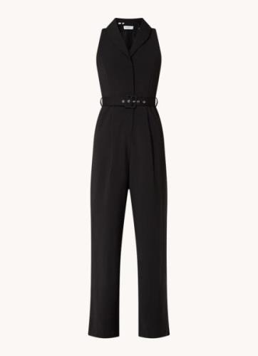 Selected Femme Adara jumpsuit straight fit jumpsuit met ceintuur