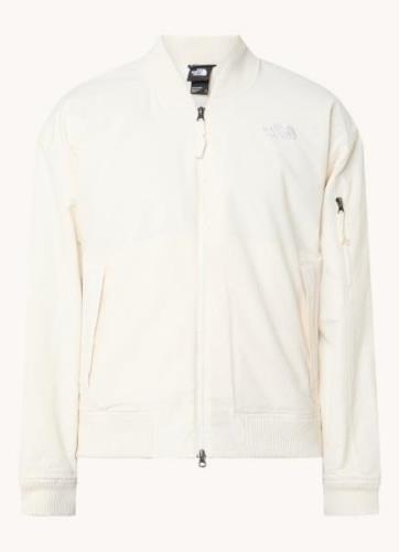 The North Face Bomberjack met ritszakken en logo