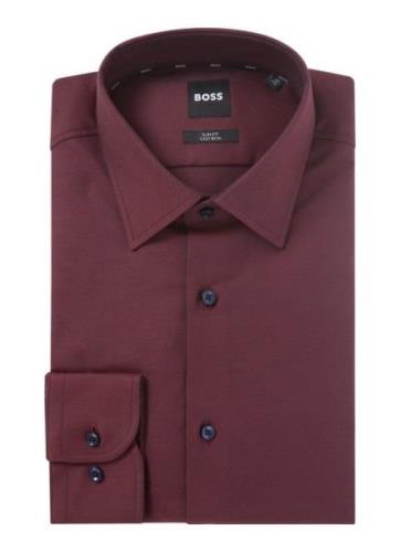 HUGO BOSS Slim fit overhemd met microdessin