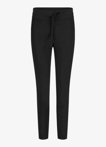 Studio Anneloes Startup high waist slim fit cropped broek met trekkoor...