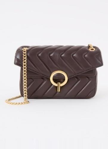 Sandro Crossbodytas van quilted leer