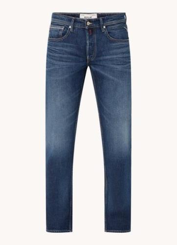 Replay Grover straight leg jeans met gekleurde wassing