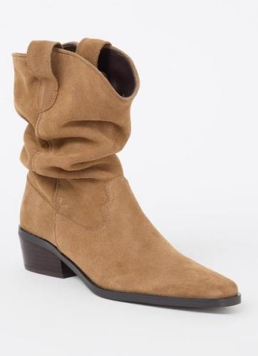 Dune London Prims cowboylaars van leer