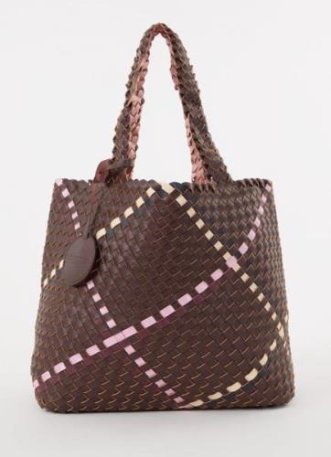 Ilse Jacobsen Reversible shopper met gevlochten details