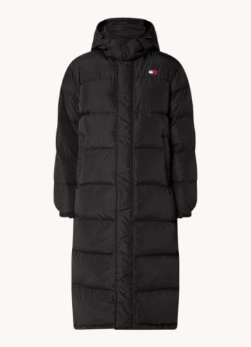 Tommy Hilfiger Alaska longline puffer jas met donsvulling en afneembar...