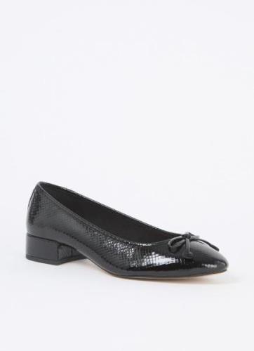 Dune London Wide Fit Admirably pump met structuur