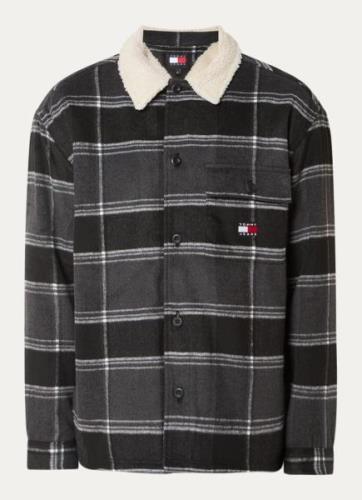 Tommy Hilfiger Overshirt met ruitdessin en borstzak