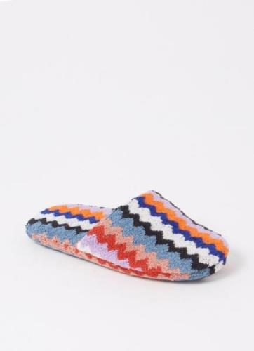 Missoni Pantoffel met grafische print