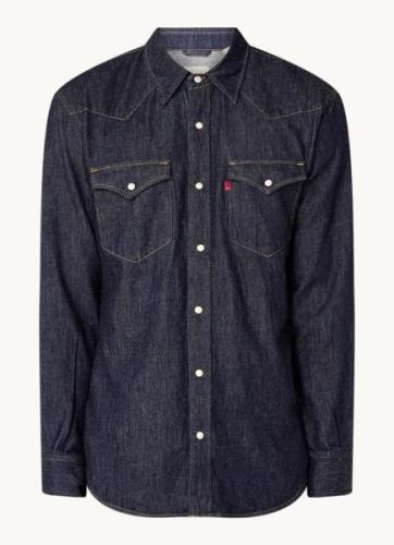 Levi's Western regular fit overshirt in linnenblend met borstzakken