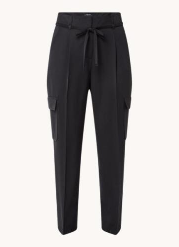 Claudia Sträter High waist straight fit cropped chino in lyocellblend ...