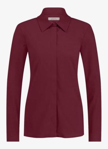 Studio Anneloes Poppy slim fit blouse met kraag