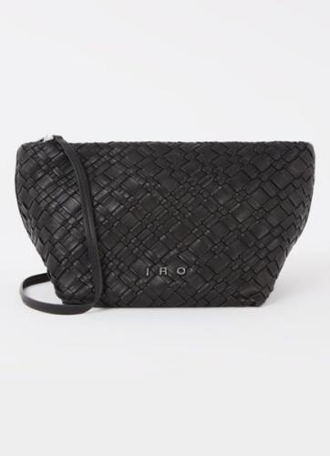 IRO Neobel clutch van leer met afneembare schouderriem